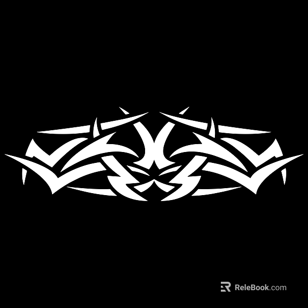 Black and white mask pattern texture pattern graphics texture