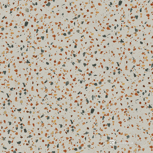 terrazzo color particles texture