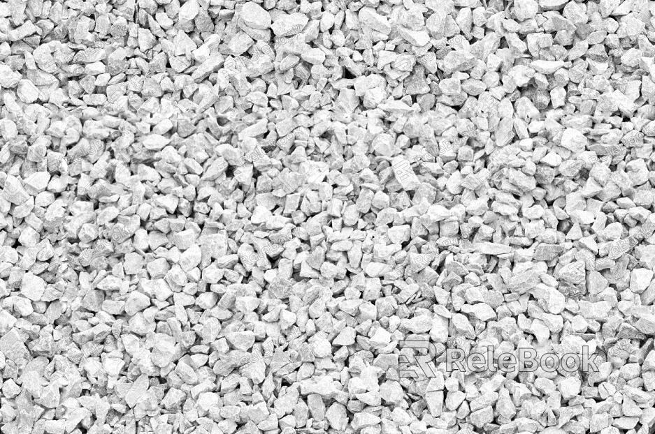 A gritty, textured image of gravel, showcasing small stones and pebbles in various shades of gray and brown, set against a backdrop of what appears to be a concrete or asphalt surface.