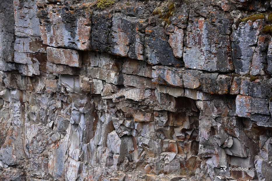 Rock wall texture