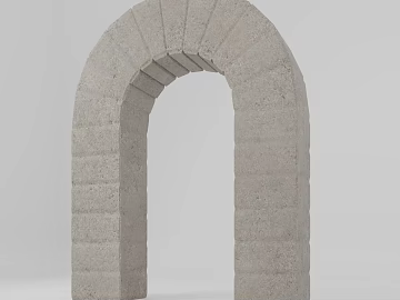 Light gray stone arch building elements texture (ID:ffaeh919664)