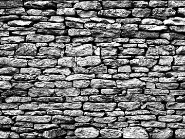Dark Grey Stone Exterior Wall Stone 3d model