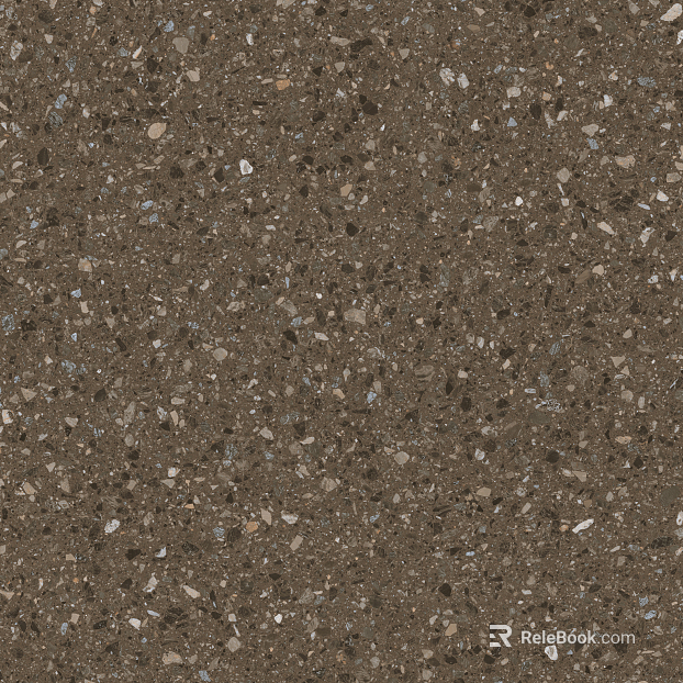terrazzo dark brown artificial stone texture