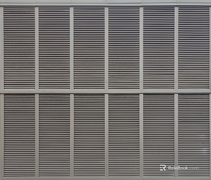 Office Subway Vent Louver Facade texture