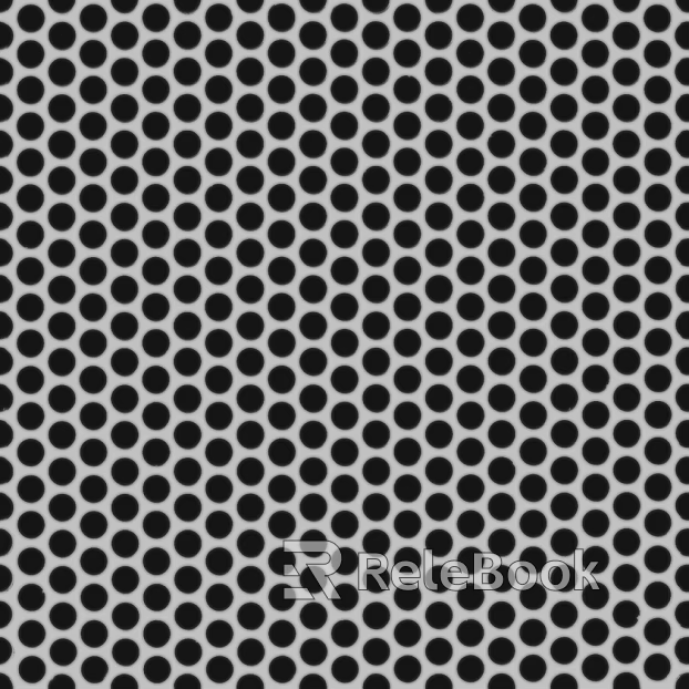 Perforated plate texture