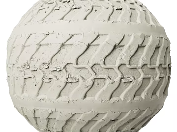 Tire print PBR texture (ID:ffach405281)