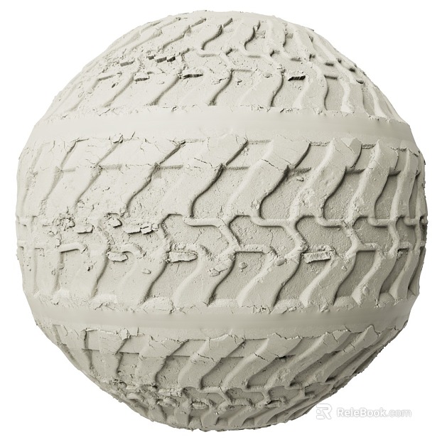 Tire print PBR texture