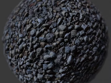 Pebbles PBR texture (ID:ffach923181)