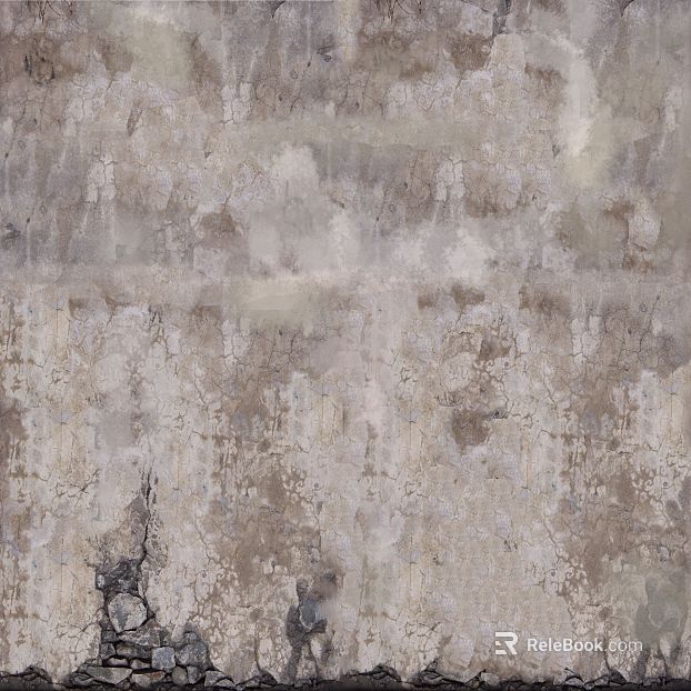 Rice gray old cement wall texture