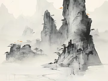 ink painting texture (ID:ffach224034)