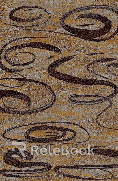 Luxurious hotel carpet, featuring an intricate floral pattern in soft, earthy tones on a rich burgundy base, exuding elegance and warmth.