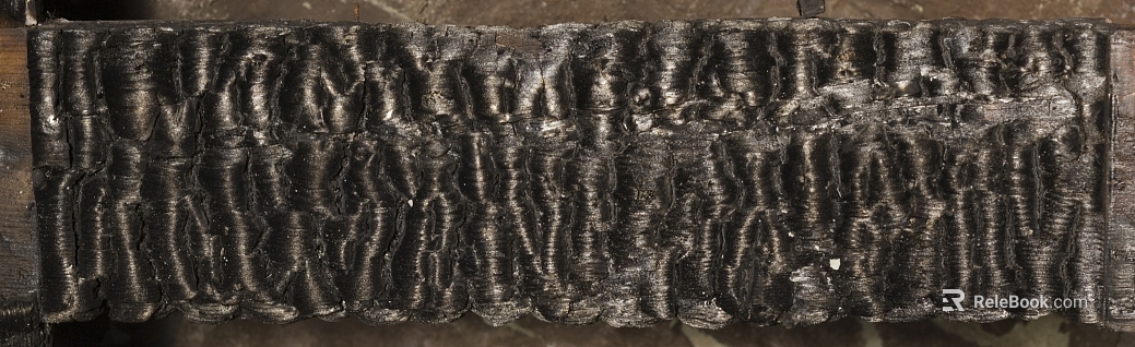 carbon-fired wood carbon black texture