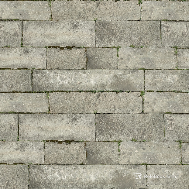 Ancient Wall Figure Bridge Deck Ancient Brick Moss texture