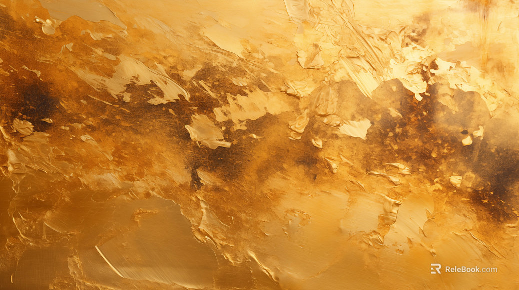Gold Foil Texture Gold Foil Flash Broken Background Fold Gold Foil texture
