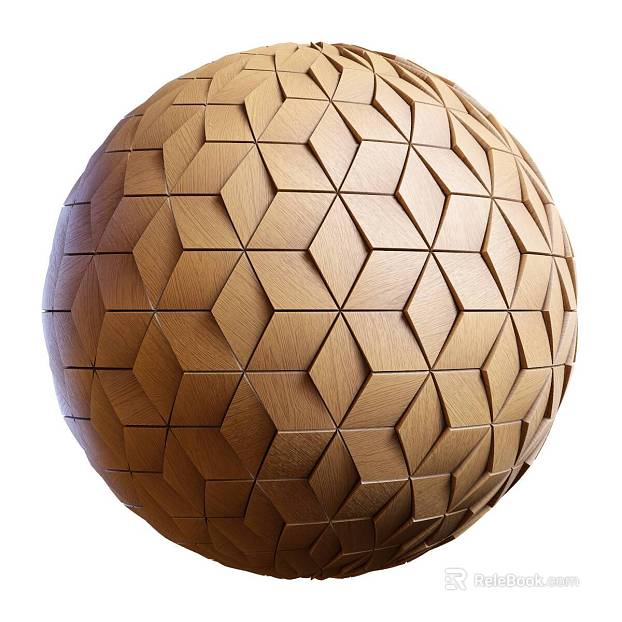 Wood Wall Panel PBR texture