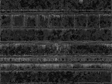 Black and white relief 3d model