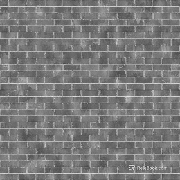 Dark gray brick wall exterior wall finish texture