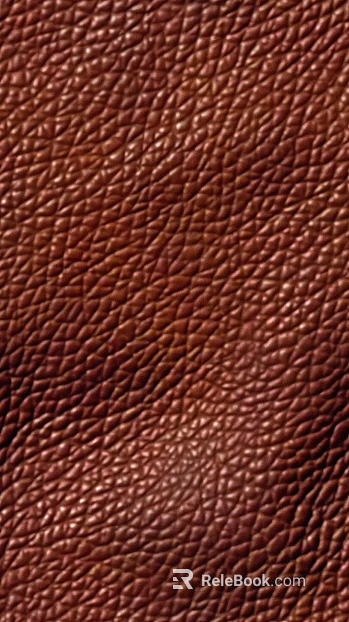 Brown red fine grain leather furniture finish texture
