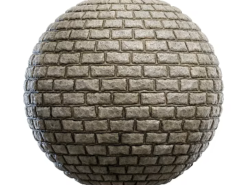 Brick wall PBR texture (ID:ffach497714)