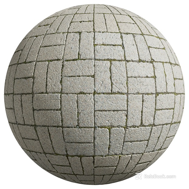 Permeable Brick PBR texture