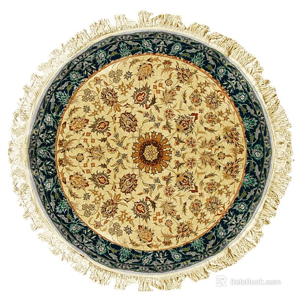 Round carpet texture