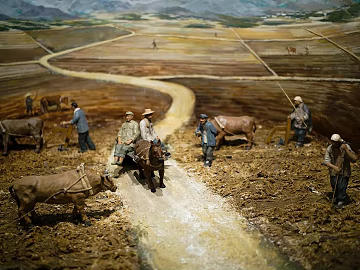 landscape painting 3d model
