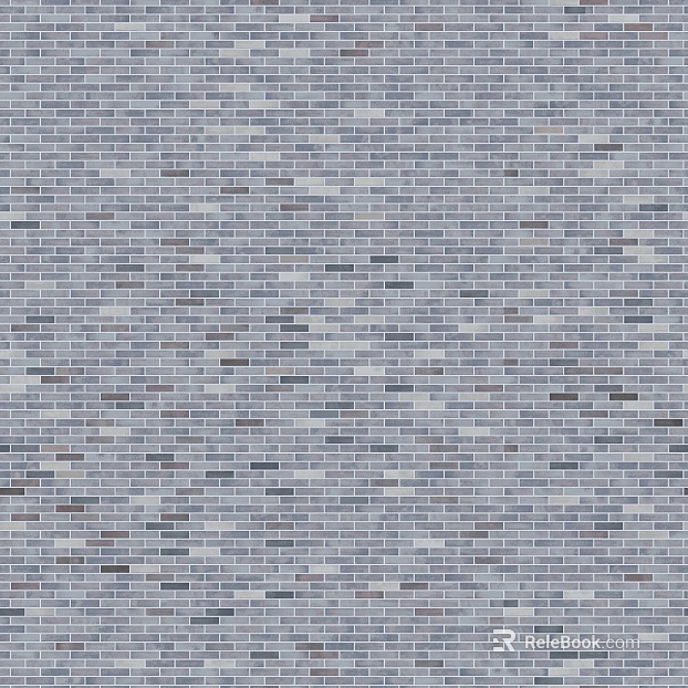 Texture of blue brick wall tiles texture