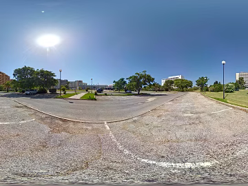 City Garden Parking HDR 3d model