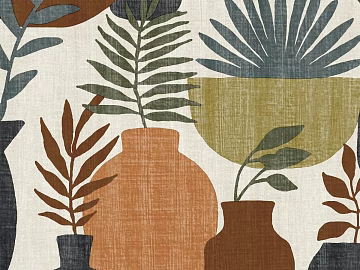 Middle Ancient Cream Mural Plant Mural texture (ID:ffach631814)