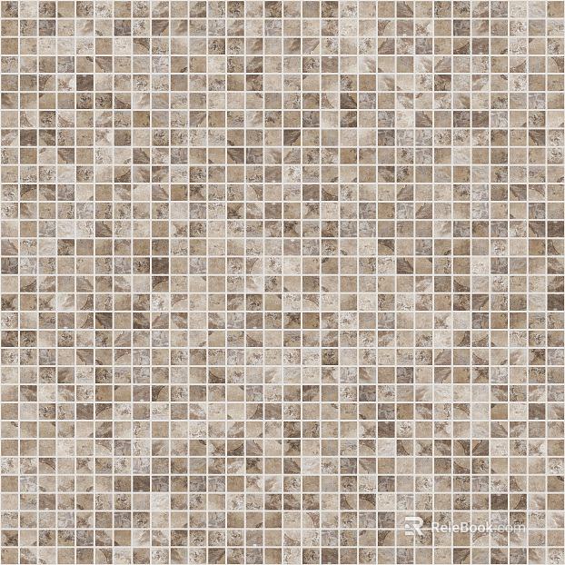 Mosaic Ceramic Map texture