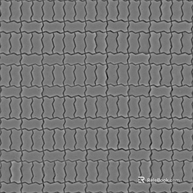 Grey chain brick outdoor pavement texture