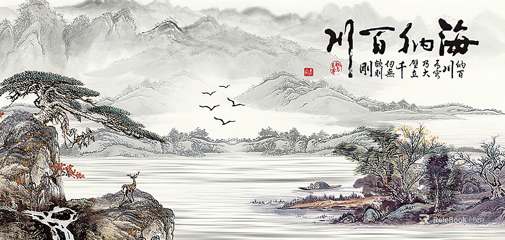 landscape painting texture