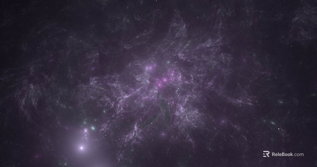 Universe Purple Nebula Galaxy Starry Sky HDR texture