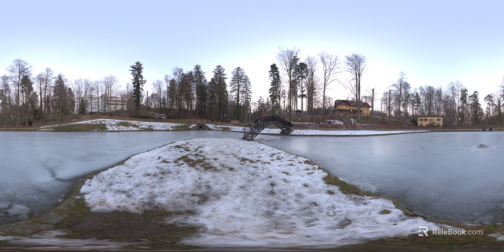 Outdoor winter on frozen river texture