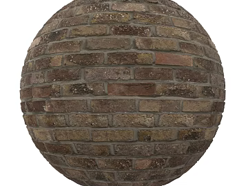 Brick wall PBR texture (ID:ffach020964)
