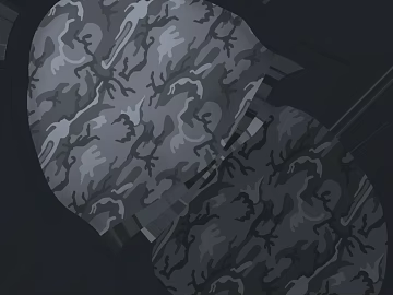 Dark gray camouflage fabric soft fabric texture (ID:ffaeh934696)