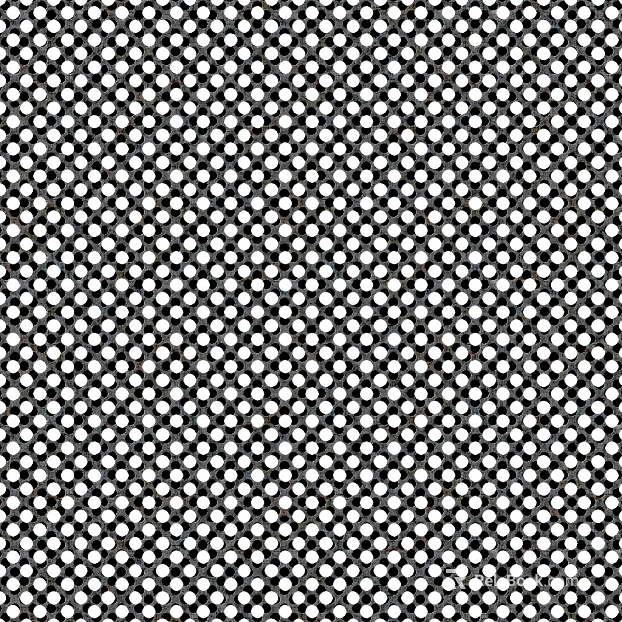 Perforated plate metal texture