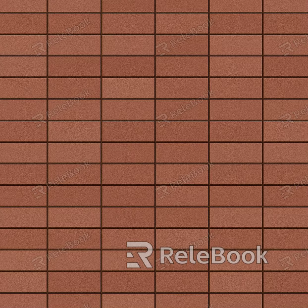 brick wall red tile texture