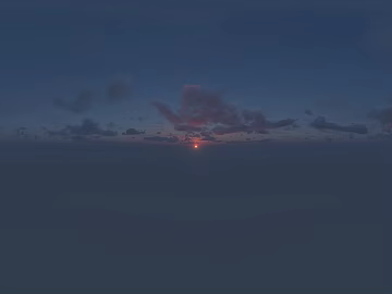 Sunrise Sunset Cloudy Blue Sky Landscape Landscape HDR texture (ID:ffach120456)