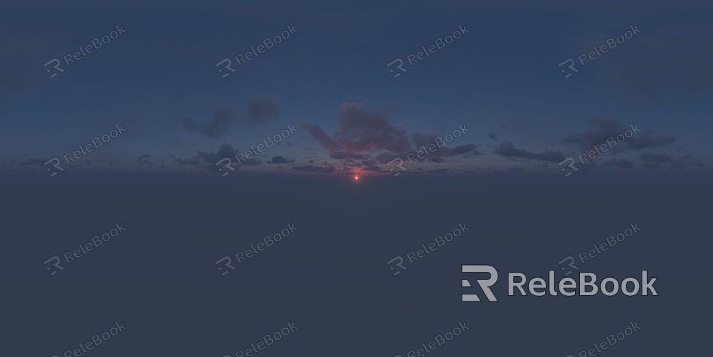 Sunrise Sunset Cloudy Blue Sky Landscape Landscape HDR texture