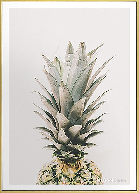 Plant painting texture