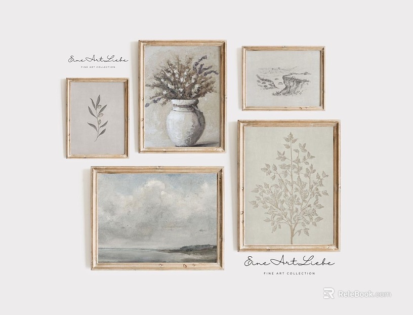 Plant painting texture