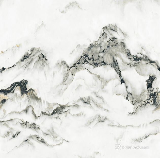 Landscape marble ink landscape rock plate vertical width texture