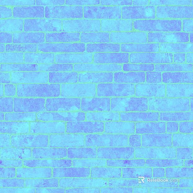 Blue purple art brick wall texture