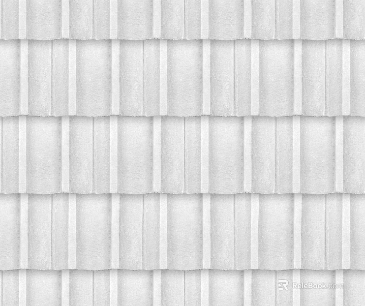 Roof tile black and white map texture