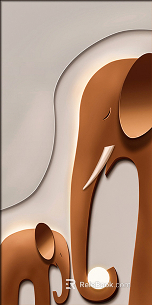 three-dimensional physical painting texture