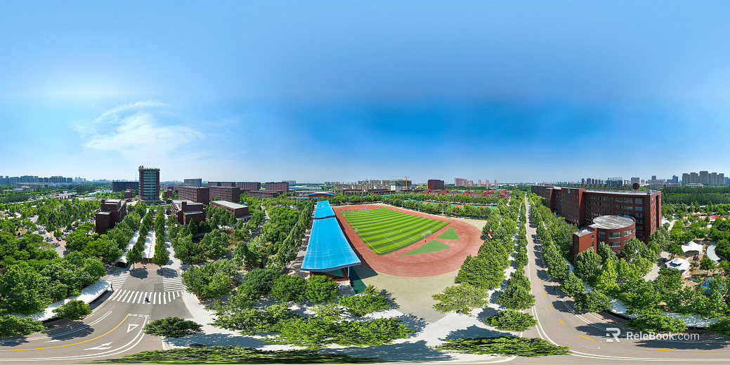 HDR City Panorama texture