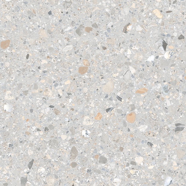Light gray terrazzo floor wall material texture