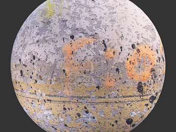 Graffiti PBR texture (ID:ffach360214)