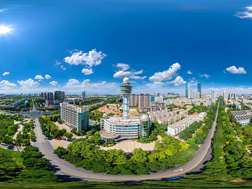 HDR urban ecological greening panorama texture (ID:ffach002603)